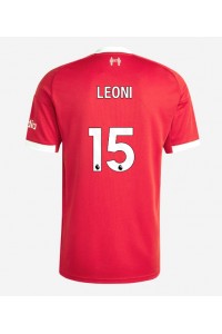 Liverpool Giovanni Leoni #15 Jalkapallovaatteet Kotipaita 2025-26 Lyhythihainen
